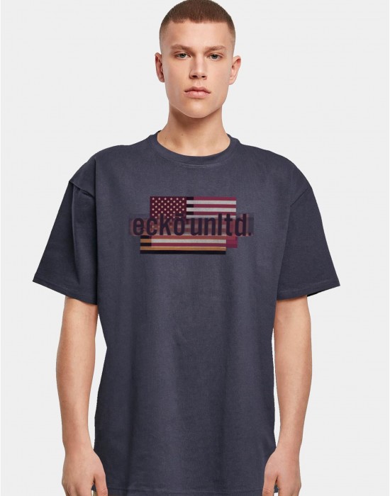 Тениска ECKOTS1154M FLAG T-Shirt navy XL
