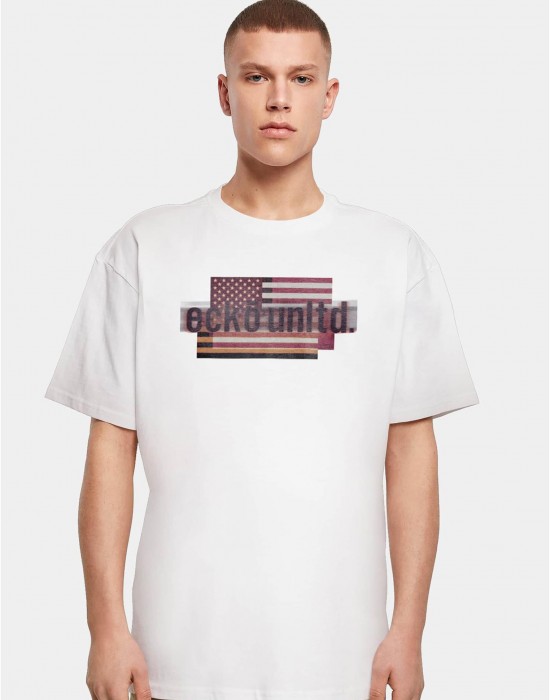Тениска ECKOTS1154M FLAG T-Shirt white XXL