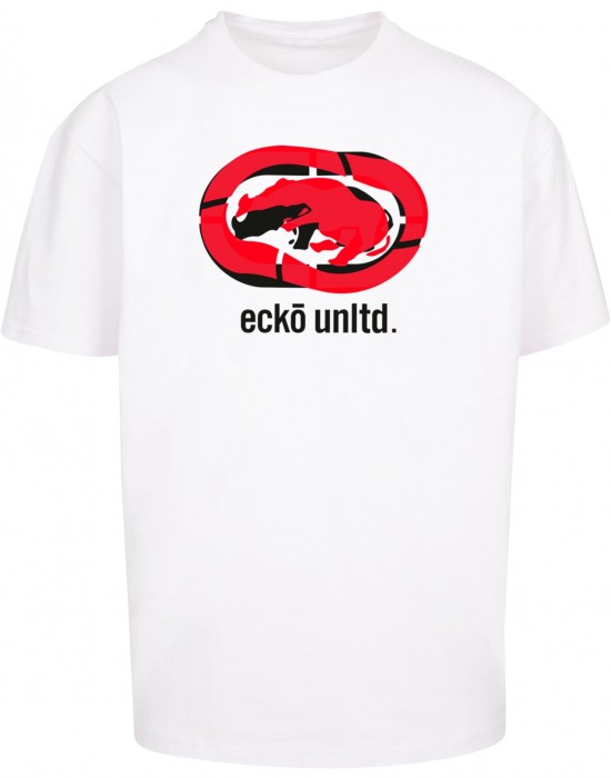 Тениска ECKOTS1167M Swirl T-Shirt white L