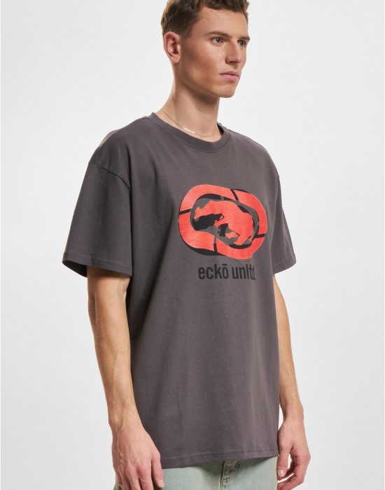 Тениска ECKOTS1167M Swirl T-Shirt magnet XXL