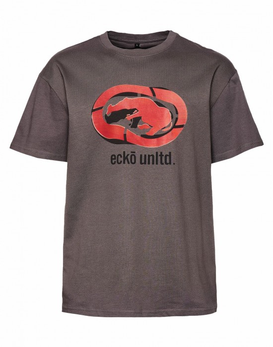 Тениска ECKOTS1167M Swirl T-Shirt magnet XXL