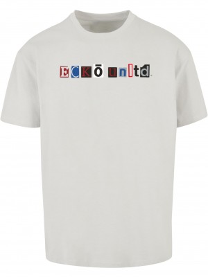 Тениска ECKOTS1168M Magazine T-Shirt lightasphalt S