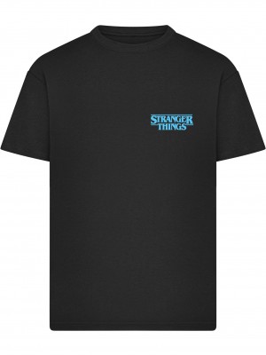 Тениска Stranger Things Eleven Bitmap Loose Tee black XXL