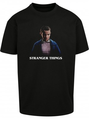 Тениска Stranger Things Chapter Six Heavy Oversize Tee black XXL