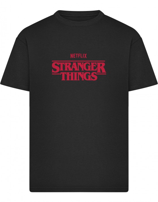 Тениска Stranger Things Rewatch Loose Tee black XXL