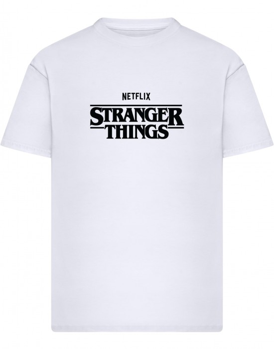 Тениска Stranger Things Rewatch Loose Tee white XXL