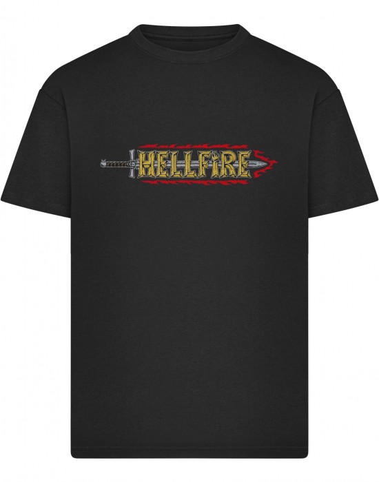 Тениска Stranger Things Hawkins High Club Loose Tee black XXL