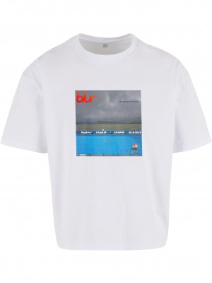 Тениска Blur Ballad of Darren Cropped Tee white XXL