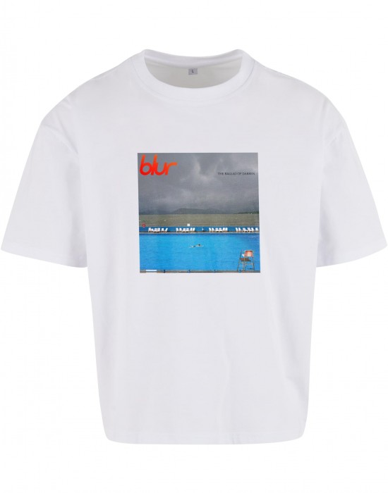 Тениска Blur Ballad of Darren Cropped Tee white XXL
