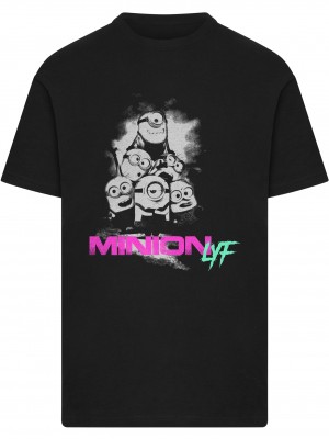 Тениска Minions LYF Tee black XXL