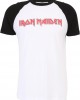 Тениска Iron Maiden Logo Baseball Tee black XXL