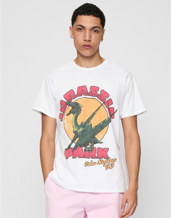 Тениска Jurassic Park Isla Nybla Tee white XXL