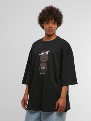 Дамска тениска LA Sketch Huge Tee black XXL