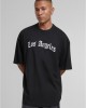 Тениска Los Angeles Wording New Huge Tee black XXL
