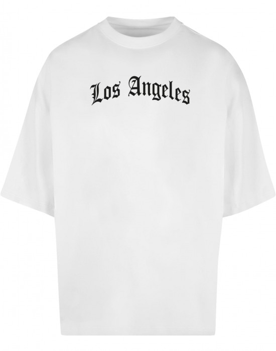 Тениска Los Angeles Wording New Huge Tee white XL