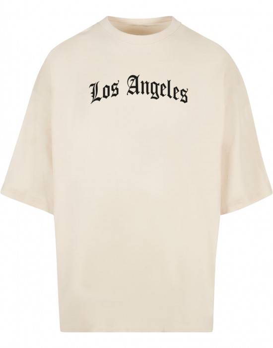 Тениска Los Angeles Wording New Huge Tee whitesand XXL