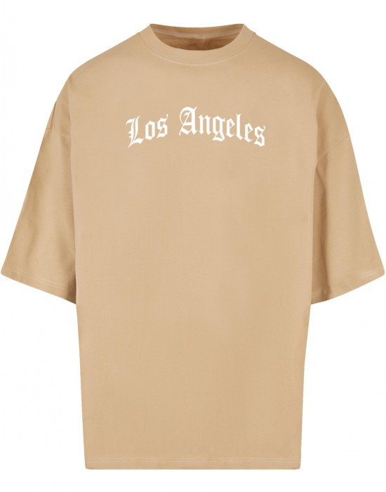 Тениска Los Angeles Wording New Huge Tee unionbeige XL