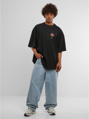 Тениска Rose Huge Tee black XXL