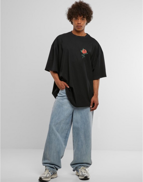 Тениска Rose Huge Tee black XXL