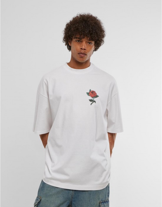 Тениска Rose Huge Tee white XXL