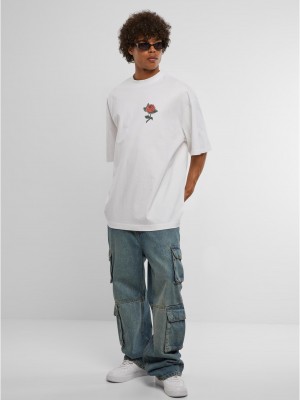 Тениска Rose Huge Tee white XXL