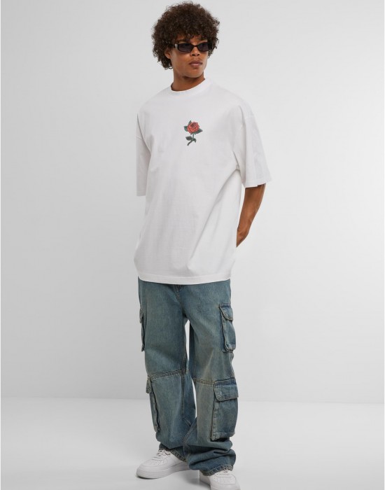 Тениска Rose Huge Tee white XXL
