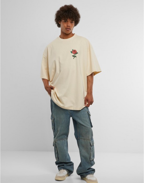 Тениска Rose Huge Tee whitesand XXL