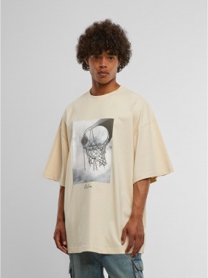 Тениска Ballin 2.0 New Huge Tee whitesand XXL