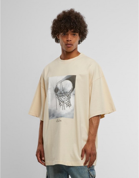 Тениска Ballin 2.0 New Huge Tee whitesand XXL