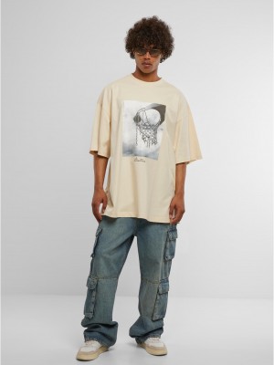 Тениска Ballin 2.0 New Huge Tee whitesand XXL