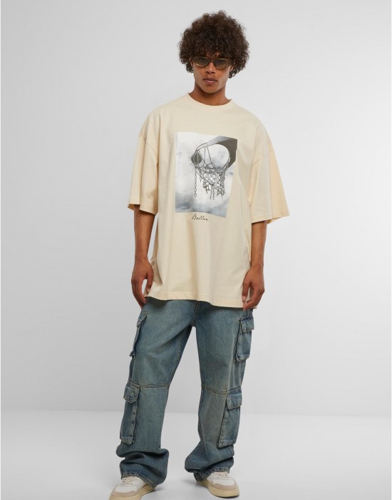 Тениска Ballin 2.0 New Huge Tee whitesand XXL