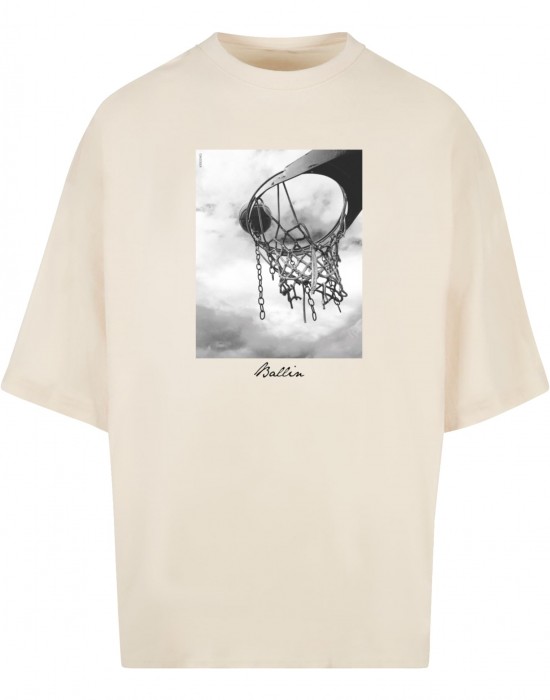 Тениска Ballin 2.0 New Huge Tee whitesand XXL
