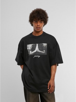 Тениска Pray New Huge Tee black XXL