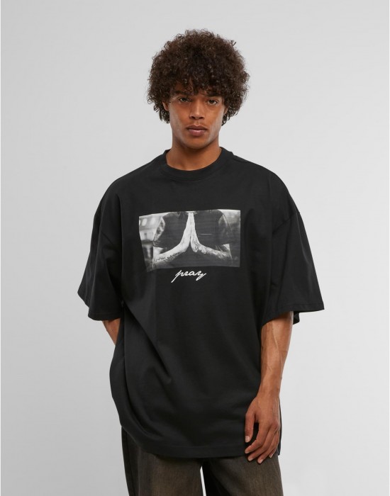 Тениска Pray New Huge Tee black XXL