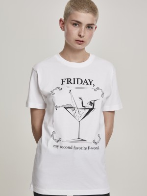 Дамска тениска Ladies F-Word Tee white XS