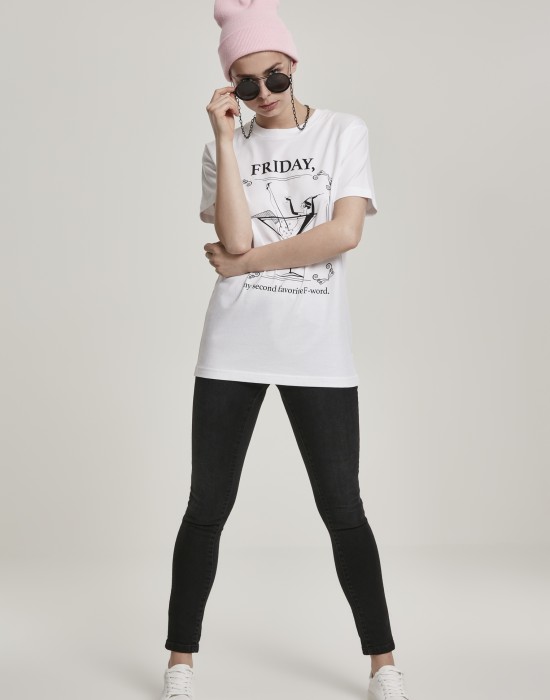 Дамска тениска Ladies F-Word Tee white XS
