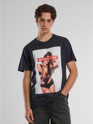 Тениска Drop It Tee navy S