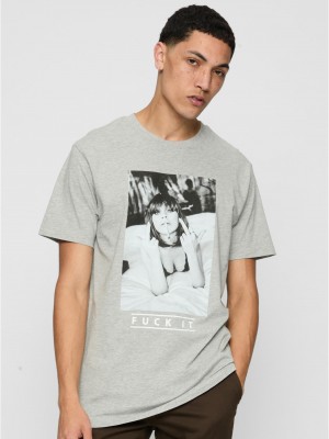 Тениска Fuck It 2.0 Tee heather grey XXL