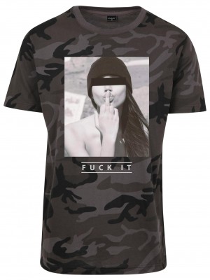 Тениска F#?KIT Tee darkcamo XXL
