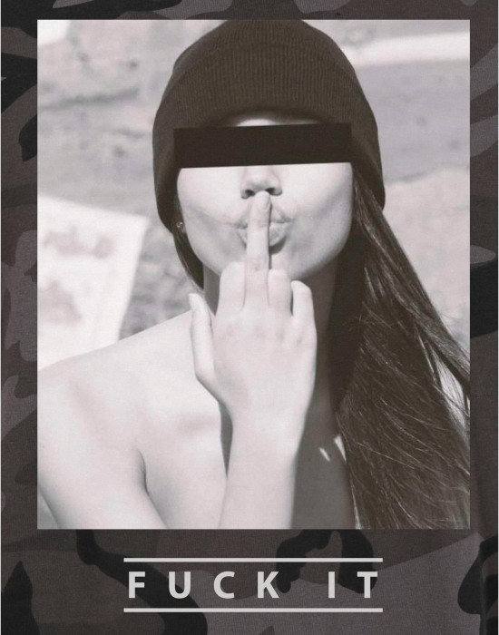 Тениска F#?KIT Tee darkcamo XXL