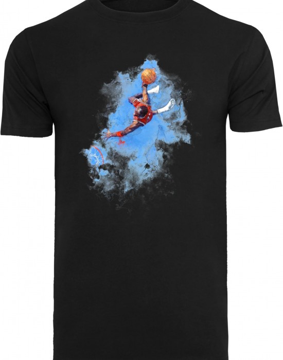 Тениска Basketball Clouds Tee black XXL