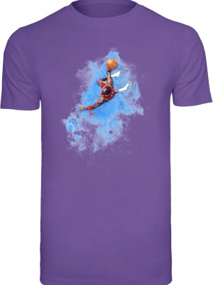 Тениска Basketball Clouds Tee ultraviolet M