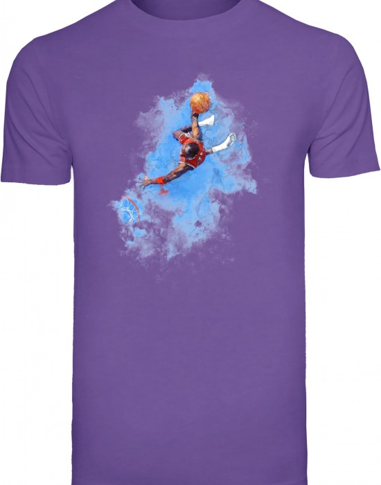 Тениска Basketball Clouds Tee ultraviolet M