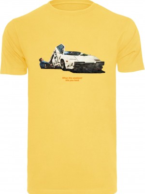 Тениска Weekend Wolf Tee taxi yellow XL