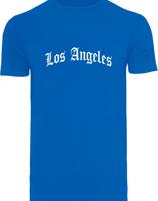 Тениска Los Angeles Wording Tee cobalt blue XXL