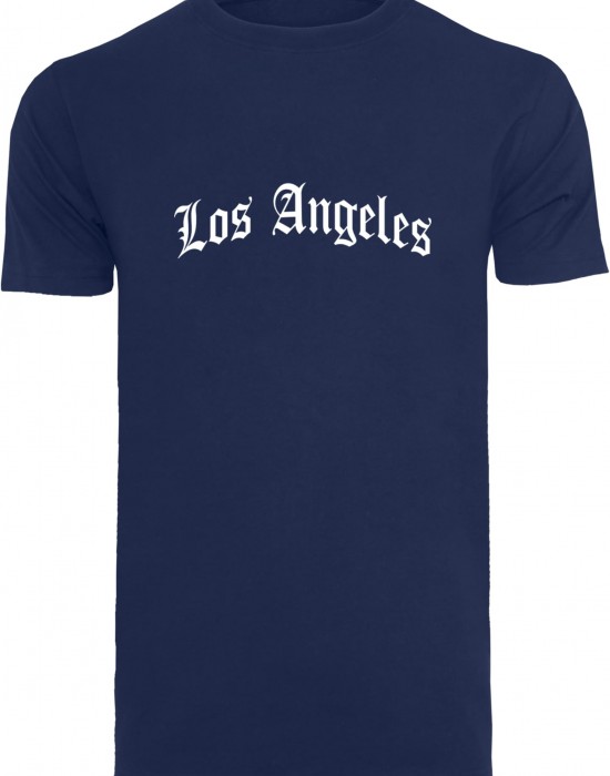 Тениска Los Angeles Wording Tee light navy XXL
