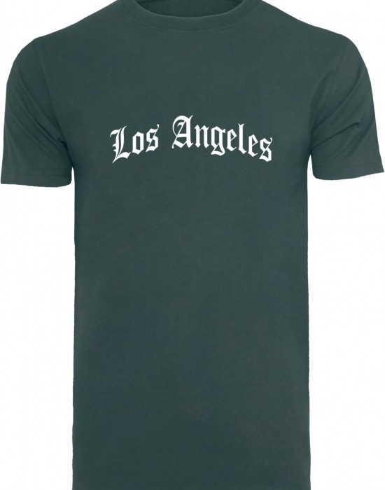 Тениска Los Angeles Wording Tee bottlegreen XXL