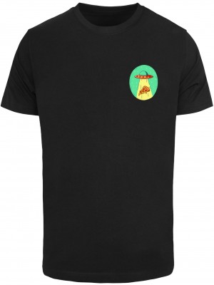 Тениска Ufo Pizza Tee black XS