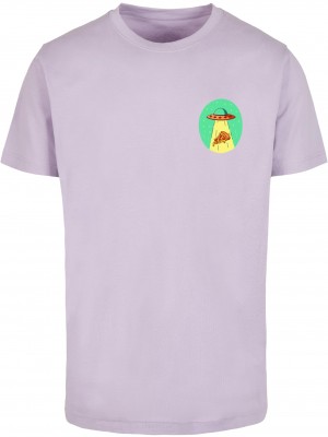 Тениска Ufo Pizza Tee lilac XXL