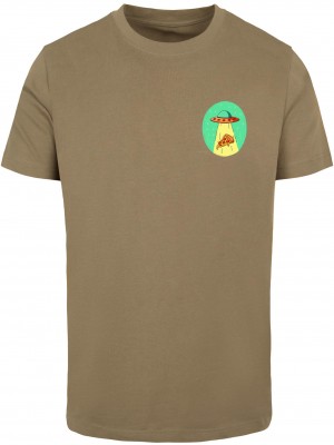 Тениска Ufo Pizza Tee olive XXL